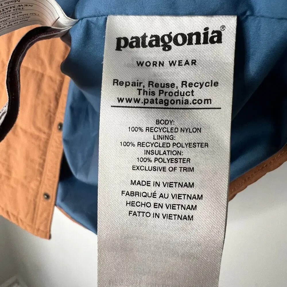 Patagonia Quilted Barn Jacket Boys XL/14